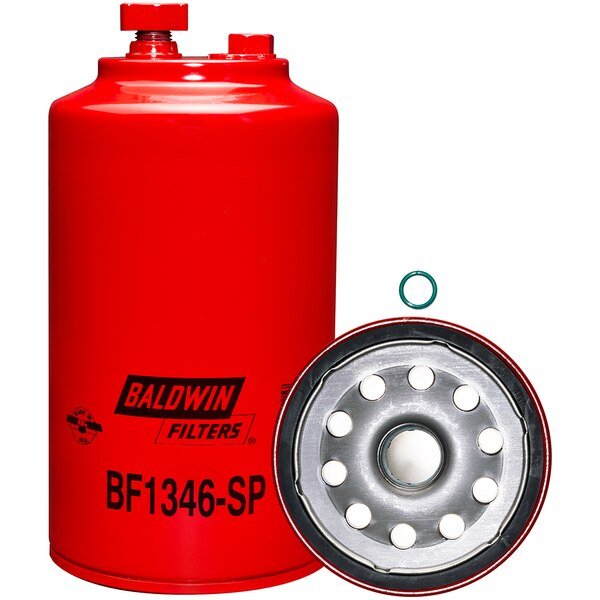 Fws Spin-On With Drain And Sensor Port, BF1346-SP, Baldwin Filters, Mfr#: BF1346-SP